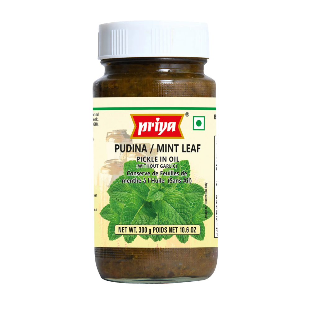 Priya Mint Leaf Pickle Without Garlic 300 g buy online USA - 1